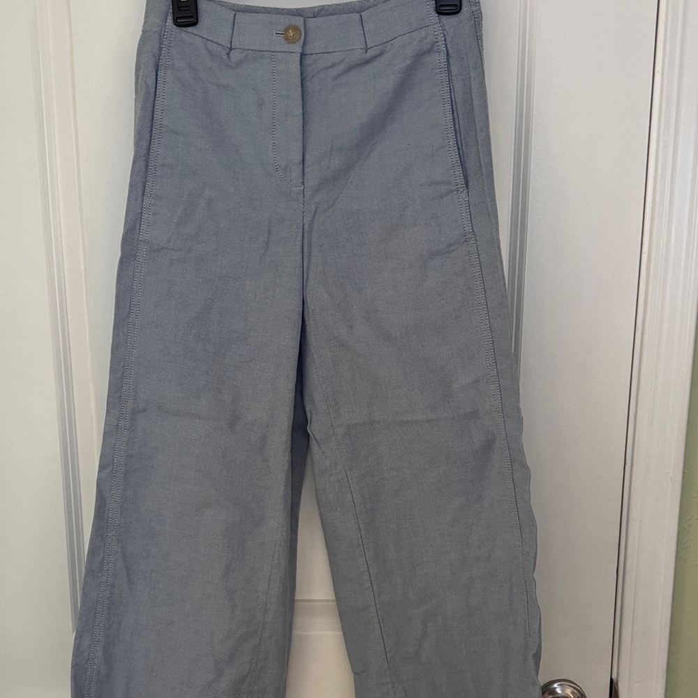 Ann Taylor Light Blue Wide Leg Pants